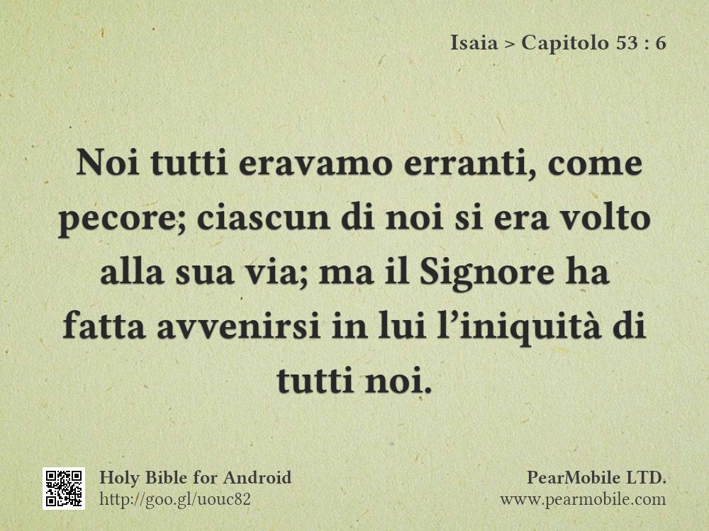 Isaia, Capitolo 53:6